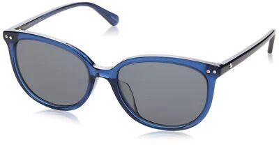 New Kate Spade NY Women's Alina/F/S Round Sunglasses 0PJP/IR Blue/Black 55-17 - image 1 of 4