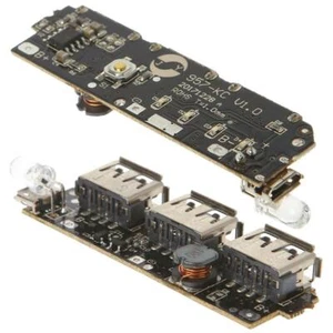 3 USB 5V 2.1A Power Bank Charger Circuit Board Step Up Boost Power Module Power - Zdjęcie 1 z 10