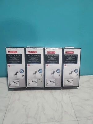 Suporte de papel higiênico duplo expansível Delta Accolade bronze polido a óleo ACC50-OB - Imagem 1 de 4