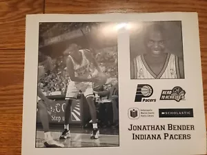 Fotografia Jonathan Bender originale emessa dalla squadra Indiana Pacers promo 8x10 - Foto 1 di 1
