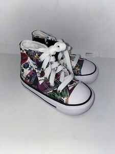 Converse Toddlers Dc Batman Shoes Size 6 #767306F (gr231)