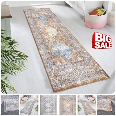New Small Large Door Mat Hallway Runner Washable Rugs Kitchen Carpet Floor Mat - Image 1 of 4