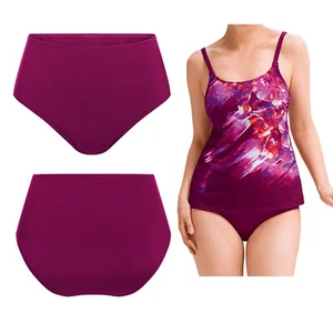 Amoena La Paz High Waist Bikini Brief Berry Pink Swimwear - Picture 1 of 8
