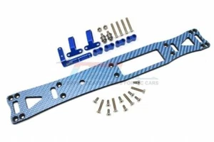 GPM GTA8014B GRAPHITE BLUE / SILVER UPPER DECK 1/10 RC TAMIYA TA08 PRO CAR - Picture 1 of 14