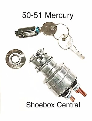 1950 1951 Mercury Complete Ignition Switch Assembly - Image 1 of 4