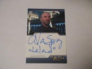 Star Trek Discovery Season Two ALAN VAN SPRANG Leeland Inscription Autograph -2