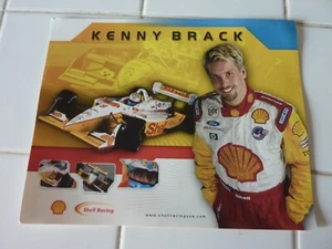 KENNY BRACK STAT CARD FROM 2001 APPROX 10 X 12 - Picture 1 of 2