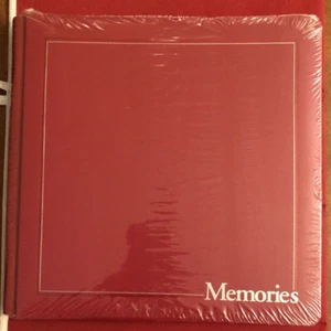 Creative Memories 12X12 RED "MEMORIES" Double Border Scrapbook Album - Picture 1 of 5