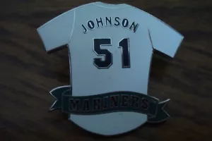 MLB BASEBALL Seattle Mariners Randy Johnson #51 JERSEY PIN - Picture 1 of 1
