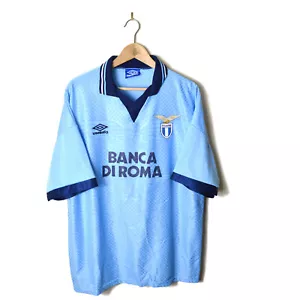 Lazio Home Football Shirt Jersey 1995/1996 - Picture 1 of 8