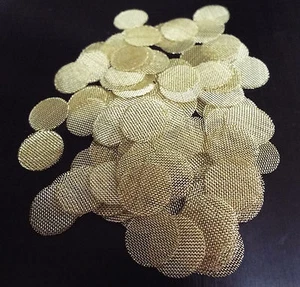 100 + 1/2 in 0,50 12,7 mm pantallas de tubería LATÓN HECHAS EN EE. UU. - Imagen 1 de 2