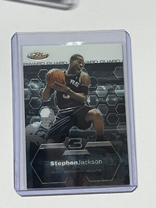 2002-03 Finest Basketball #57 Stephen Jackson