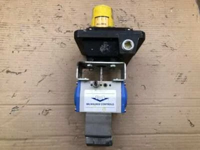 Milwaukee 1/2" 316SS Pneumatic Actuated Check Valve ; 150PSI supply 2000PSI - Image 1 of 4