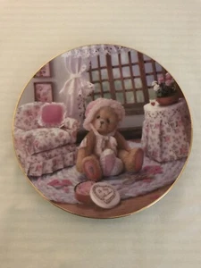 The Hamilton Collection - San Valentino per te - caro piatto orsacchiotto - Foto 1 di 3