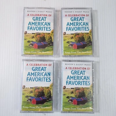 Reader Digest Music Celebration of Great American Favorites Songs 4 cassette set - Image 1 of 4