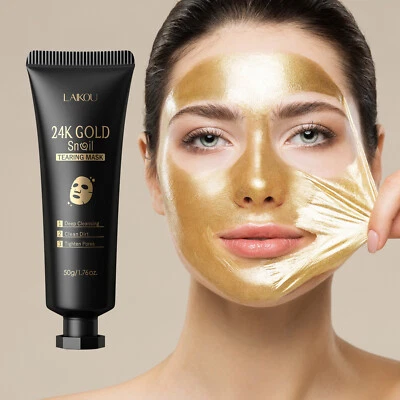 Golden Foil Snail Gel Mask for Deep Pore Cleansing, 50g - Image 1 of 4