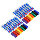 2 Sets 8 Colors Dry Erasable Whiteboard Pen Colorful Fiber Nib Markers Sets GOF
