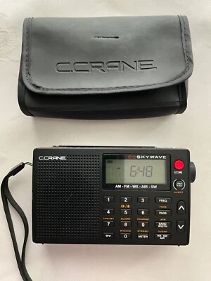 Radio Shortwave C.Crane CC Skywave AM/FM Weather,Airband Portabe Travel +Case - Image 1 of 4