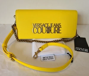 Versace Jeans Couture Schultertasche mit Kettenriemen und Schulterriemen Neu - Bild 1 von 12