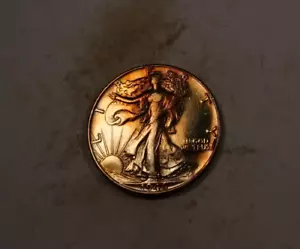 Medio dólar DDR Walking Liberty 1946 * Casi sin circular tono AU * XH367 - Imagen 1 de 3