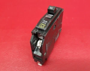Square D QOB120 20 AMP einpoliger Anschraubschutzschalter - Bild 1 von 8