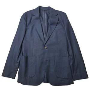 Bonobos Slim Fit Sport Coat Mens 38R 38 Blue Vitale Barberis Italy Wool Ltweight - Picture 1 of 15