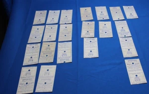 Lote de tarjetas publicitarias de dinero ficticio Mallo Cup años 60 - Imagen 1 de 8