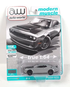 Auto World 2018 Dodge Challenger SRT Demon Destroyer Grey slight card damage - Picture 1 of 2
