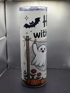 Cute Ghosts Hanging With My Boos  Sublimated Tumbler 20oz - Bild 1 von 3