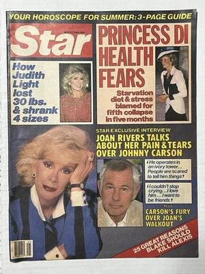 Star Magazine May 27 1986 Gossip Hollywood Michael Jackson Princess Diane Health - Image 1 of 4
