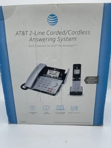 AT&T TL86103 2-Line Corded/Cordless Answering System - Open Box. - Picture 1 of 7