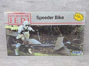 Vtg MPC AMT Ertl Star Wars Return of the Jedi Speeder Bike Model Kit 8928 Sealed - Picture 1 of 9