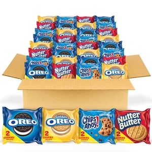 OREO originale, OREO dorato, CHIPS AHOY! & Nutter Burro Biscotti Snack Varietà Pa - Foto 1 di 12