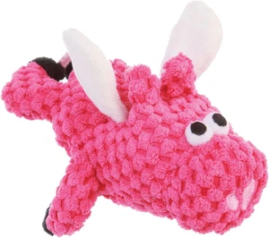Flying Pig Squeaky Plush Dog Toy, Mini, Pink - Picture 1 of 12