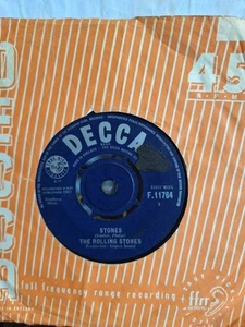 ROLLING STONES STONES / I WANNA BE YOUR MAN RARE DECCA MISPRINT G+ 7"  VINYL - Picture 1 of 4