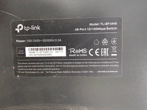 TP-LINK Technologies TP-Link (TL-SF1048) 48-Ports Rack-Mountable Ethernet Switch - Picture 1 of 3