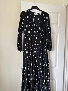 Ladies Stunning Wallis Wrap Dress Size 14 petite Star FABULOUS - Picture 1 of 4