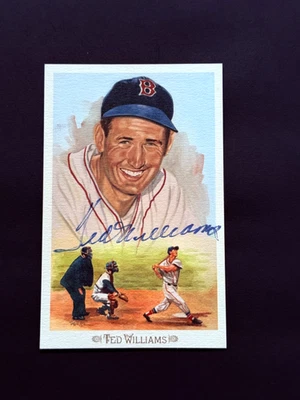 Ted Williams Signed Autograph Perez Steele Celebration Postcard JSA LOA - Image 1 of 3