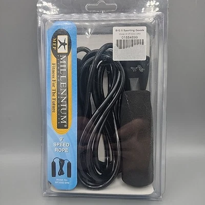 Cuerda de salto Millennium Fitness 9’ cuerda de velocidad nueva en paquete Foto 1 de 4
