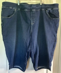 Bermudas de jean elásticas Terra & Sky para mujer talla grande 4XL (28W-30W) - Imagen 1 de 5