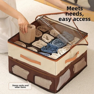 Foldable Organizer Closet Organizer Lightweight Design Multifunctional Use - Image 1 of 4