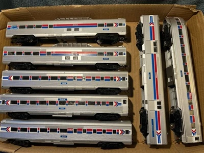 Juego de (7) vagones de pasajeros AMTRAK Athearn escala HO Foto 1 de 4