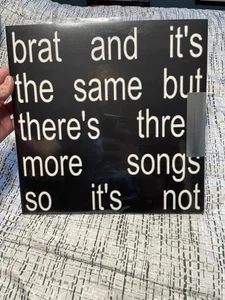 CHARLI XCX - BRAT AND IT’S THE SAME BUT THERE’S THREE MORE SONGS - BLOOD RECORDS - Picture 1 of 3