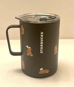 Starbucks Christmas 2025 Gingerbread Stainless Steel MiiR 16oz Travel Mug Cup - Foto 1 di 5