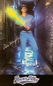 Dale Murphy Power Alley Poster Vintage Reproduction METAL SIGN 8 x 12 - Picture 1 of 6