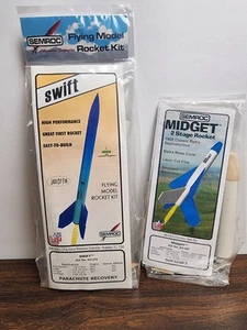 Semroc Midget & Semroc Swift Model Rocket Kits – New in Bag! - Picture 1 of 5