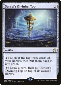 Sensei's Divining Top x1 Eternal Masters MTG Magic the Gathering Artifact Card - Picture 1 of 1