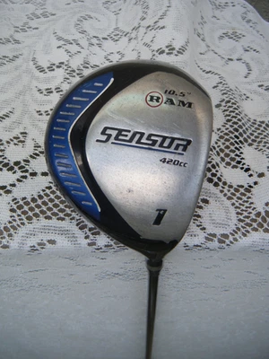 RAM SENSOR 420cc 10.5 DEGREE LOFT-MID FIRM FLEX GRAPHITE SHAFT-RH-NICE ORIG GRIP - Image 1 of 4
