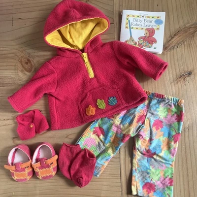 American Girl Bitty Baby Fall Leaf Set Outfit Retired  - Image 1 of 4