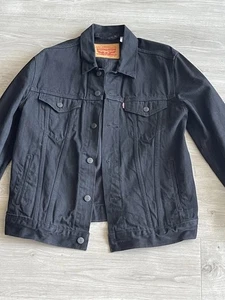 vintage levis black jeans jacket Medium - Bild 1 von 3